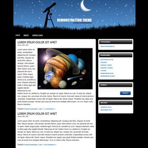 Telescope WordPress Template