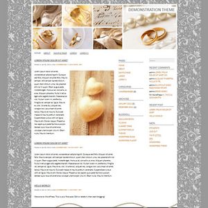 Wedding Rings WP Theme